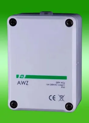 Produktbild von Dämmerungsschalter 16A 230V 2-1000lx IP65 Gehäuse F&F AWZ