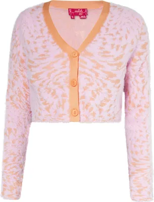 Produktbild von SWIRLY damen strickjacke - pink orange, L