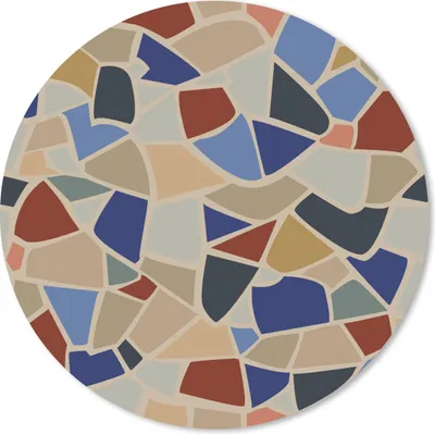 Produktbild von MuchoWow® Mauspad Mousepad Mittelmeer - Mosaikmuster 20x20 cm - Mousepads - Maus Mat - Pad - Mausunterlage - Schreibtischmatte