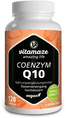 Produktbild von Vitamaze Coenzyme Q10, Kapsel, 120 Stück(e), Flasche