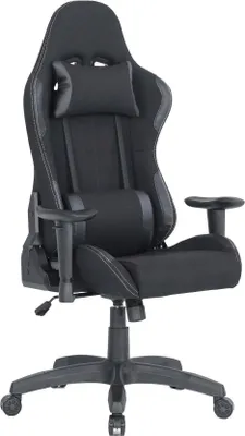 Produktbild von Gaming-Stühl Bundaberg, Gaming-Sessel für Erwachsene, Schreibtischstuhl, 57x72h124/134 cm, Schwarz