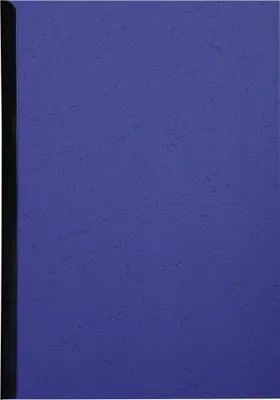 Produktbild von Exacompta 100er Einbanddeckel Evercover 270g/qm Lederprägung A4 Dunkelblau 2790C