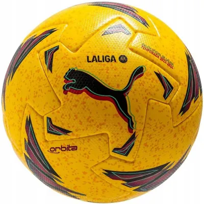Produktbild von Puma - "Orbita LaLiga 1" Match Fußball SX1290 (5) (Gelb/Rot)