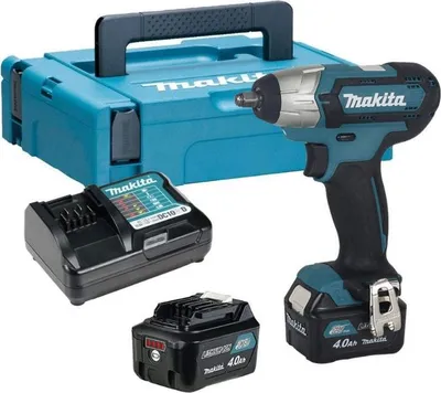Image de Boulonneuse à chocs 10,8 V Li-Ion 140 Nm MAKITA TW140DSMJ - 2 batteries 4,0Ah + chargeur - coffret Mak-Pac