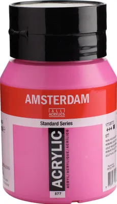 Zdjęcie produktu dla Butelka farby akrylowej Amsterdam Standard Series 500 ml Permanent Red Violet Light 577