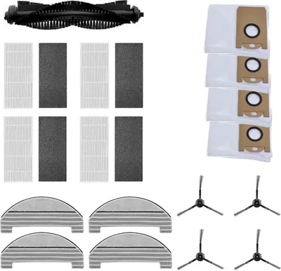 Produktbild von Mobilly Satz Ersatzbürsten, Filter, Mopps und Beutel für ETA Twins 6240, 17 Stück
