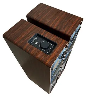 Produktbild von Akai SS061A-2086, 2.0 Kanäle, Verkabelt & Kabellos, 20 W, 40 - 20000 Hz, 4 Ohm, Braun