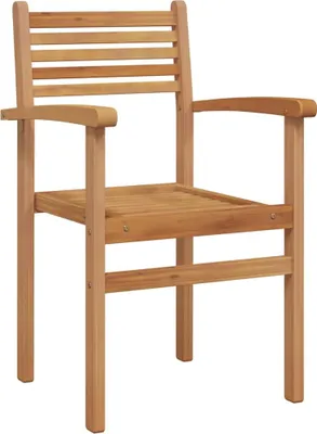 Produktbild von vidaXL Stuhl 8 pcs Braun 56 x 55 x 90,5 cm Massivholz Teak