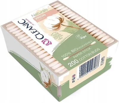 Produktbild von Cleanic Naturals Wattestäbchen, 200 Stück