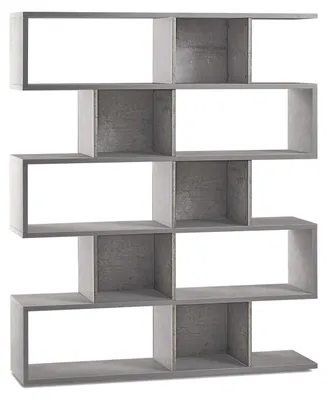 Immagine prodotto di Libreria Modulare 5 Ripiani 150x180x38 cm Cemento