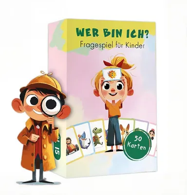 Produktbild von Gesellschaftsspiel für Kinder ab 5 Jahren, Familienspiel, Reisespiel, Ratespiel für die Familie
