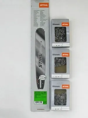 Produktbild von Stihl 3003 000 6813 Führungsschiene 40cm 0,325" 1,6mm mit 3xStihl original Halbmeisselkette 40 cm 325" 1,6 mm 67 Glieder  Stihl