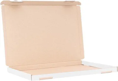 Productafbeelding van 50 Stuks Grote Briefdozen Verzenddozen Plat 350x250x20mm Vouwdoos Bruin of Wit