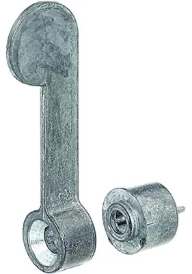 Produktbild von Alberts Vorreiber, Zinkdruckguss, Ø14,4 mm, 60 mm Länge, 2er Set