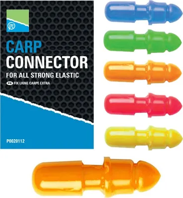 Image de PRESTON CARP CONNECTOR ORANGE Connecteur pour élastiques jusqu'à Ø1,0