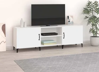 Obrázok produktu pre The Living Store TV skrinka biela 150x30x50 cm materiál na báze dreva