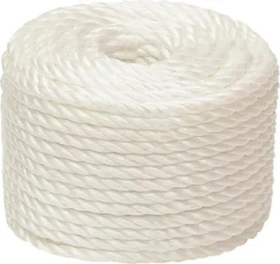 Produktbild von vidaXL Arbeitsseil Weiß 14 mm 25 m Polypropylen