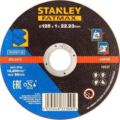 Zdjęcie produktu dla Stanley STA32637-QZ, Tarcza tnąca, Metal, Dowolna marka, 2,22 cm, 12,5 cm, Wielobarwny