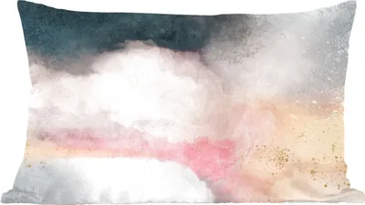 Produktbild von MuchoWow® Zierkissen Sofakissen Wohnzimmer Dekokissen 50x30 cm Malerei - Abstrakt - Design - Wohnzimmerdekoration - Polster mit Photo