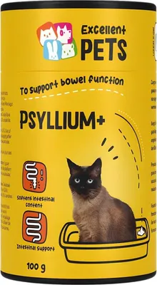 Productafbeelding van Excellent Pets Psyllium+ 100 gram voor katten