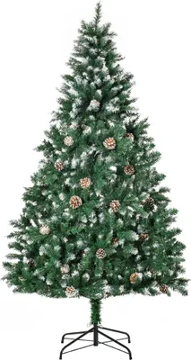 Image de Sapin de Noël - Artificiel - 180 cm - Branches en PVC - Sans éclairage - Vert