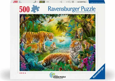 Image de Famille de tigres dans l'oasis Ravensburger 12001384