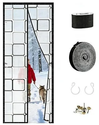 Zdjęcie produktu dla Zasłona termiczna magnetyczna do drzwi 100X210 cm EVA izolacja