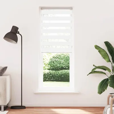 Obrázek produktu pro vidaXL Dvojitá roleta bílá 90x200 cm Šířka látky 85,9 cm Polyester