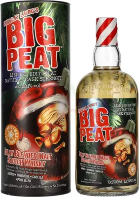 Produktbild von Douglas Laing BIG PEAT Islay Blended Malt Limited Christmas Edition 2020 in Geschenkbox 53,1 %  0,70 lt.