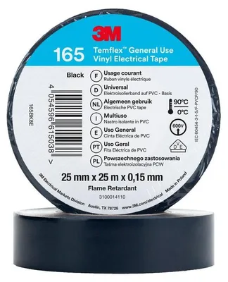 Immagine prodotto di 3M Germania Nastro isolante elettrico in PVC Temflex165 sw25X25 7100184820