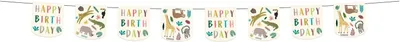 Image de Zoo Birthdayparty Wimpelgirlande 6m