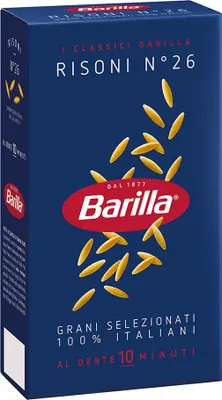 Produktbild von 16x Pasta Barilla - Risoni N.26 - 500g - Italienische Nudeln
