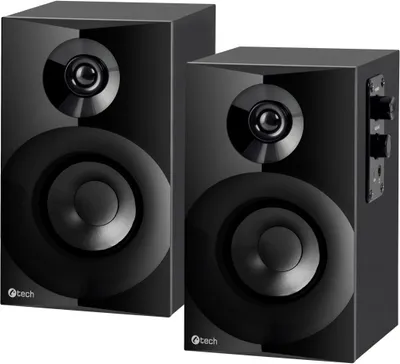 Image de C-TECH SPK-14, haut-parleur, 2.0, bois, noir