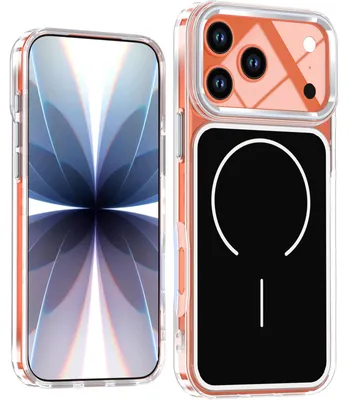 Produktbild von Magnetische Hülle für iPhone 17 Pro Max, Dünn Klare Stoßfest Handyhülle, Kompatibel mit MagSafe Schwarz