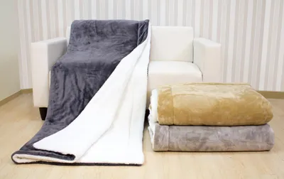 Produktbild von Fleecedecke Sherpa 150 x 200 cm 3-fach sortiert