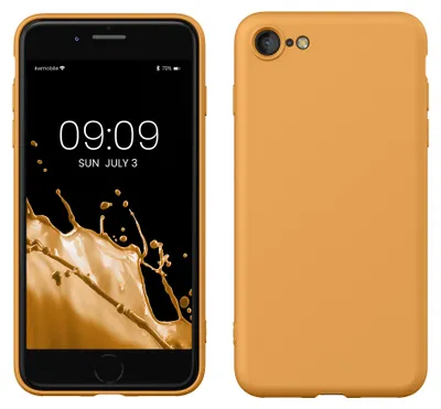Produktbild von kwmobile Handyhülle für iPhone SE 2022 Hülle / iPhone SE 2020 / iPhone 8 / iPhone 7, für iPhone SE Hülle - Schutzhülle für kabelloses Laden - Case in
