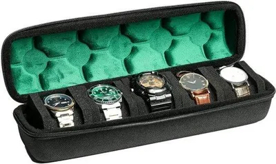 Produktbild von Famanu Uhrenbox für 3 Uhren - Nylon, wasserdicht, schockbeständig
