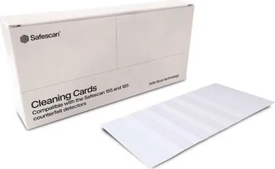 Produktbild von Safescan Reinigungskarten für Geldschein-Prüfgeräte 10 Stück