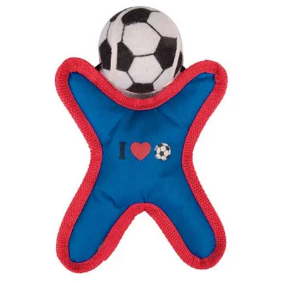 Produktbild von Karlie Flamingo Fußballfigur aus Nylon - Blau