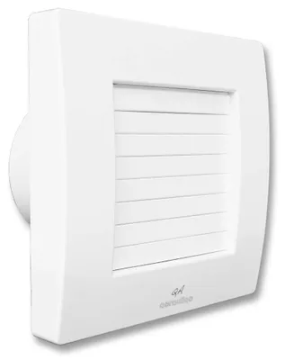 Abluftventilator 119 mm, 16 W, 151 m³/h, weiß RAL9010