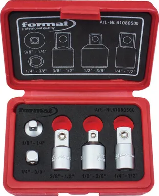 Produktbild von FORMAT Vergrößerungsstück-/ Reduzierstück-Satz 1/4" - 1/2" 5-teilig