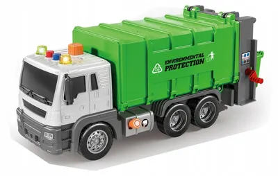 Produktbild von NORIMPEX Grüne Müllwagen mit Licht- und Soundeffekten