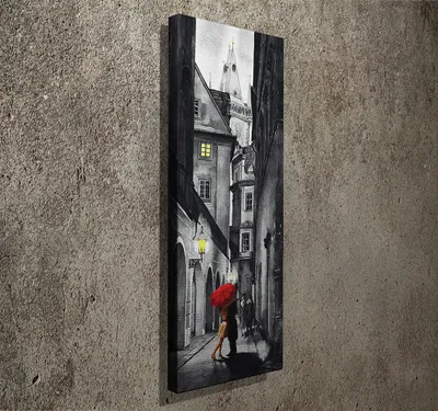 Produktbild von Wallity, PC081- SYM3293, Bunt, Leinwandbilder, 30 x 80 cm, 100% Leinwand