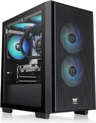 Image de Thermaltake Versa H16 TG ARGB Micro Tower Noir