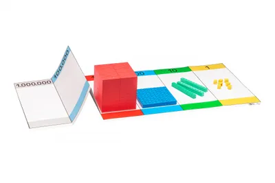 Produktbild von Stellenwert-Faltkarte (7 Stellen) | RE-Plastic®