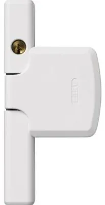 Image de Abus Serrure de fenêtre FTS 206, version blanche pour fenêtres en bois/plastique et aluminium