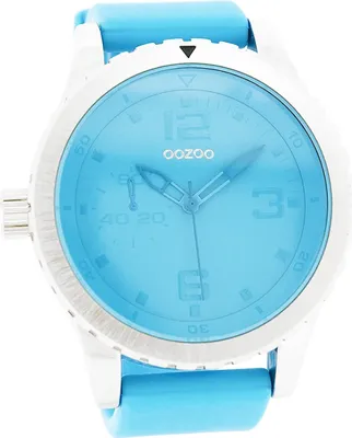 Produktbild von Oozoo Damen Herren Armbanduhr blau Analog Vintage Series Lederarmband D2UOC3671A