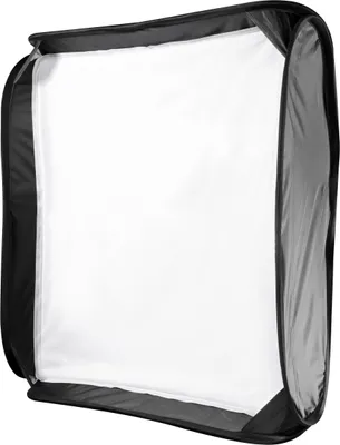 Produktbild von Walimex Magic Softbox 90 x 90 cm für Systemblitz, Soft Box 360° drehbar, Lichtformer für Foto und Video, inkl. Diffusor, Tasche ideal für Fotostudio