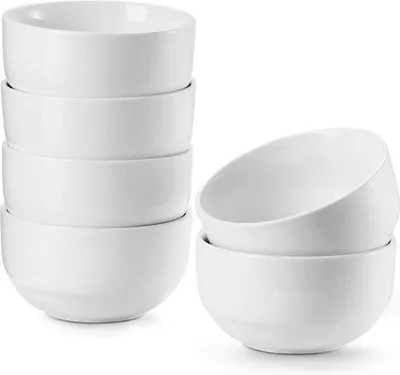Immagine prodotto di Piccoli piattini da dessert in Vetroceramica bianca da 300 ml