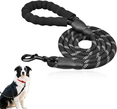Imagen del producto de Correa reflectante, de 3 metros, ajustable, ligera, para perros pequeños y medianos, ideal para paseos